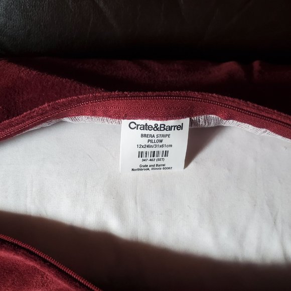 Crate & Barrel Brera Stripe Pillow - EUC - Picture 5 of 6